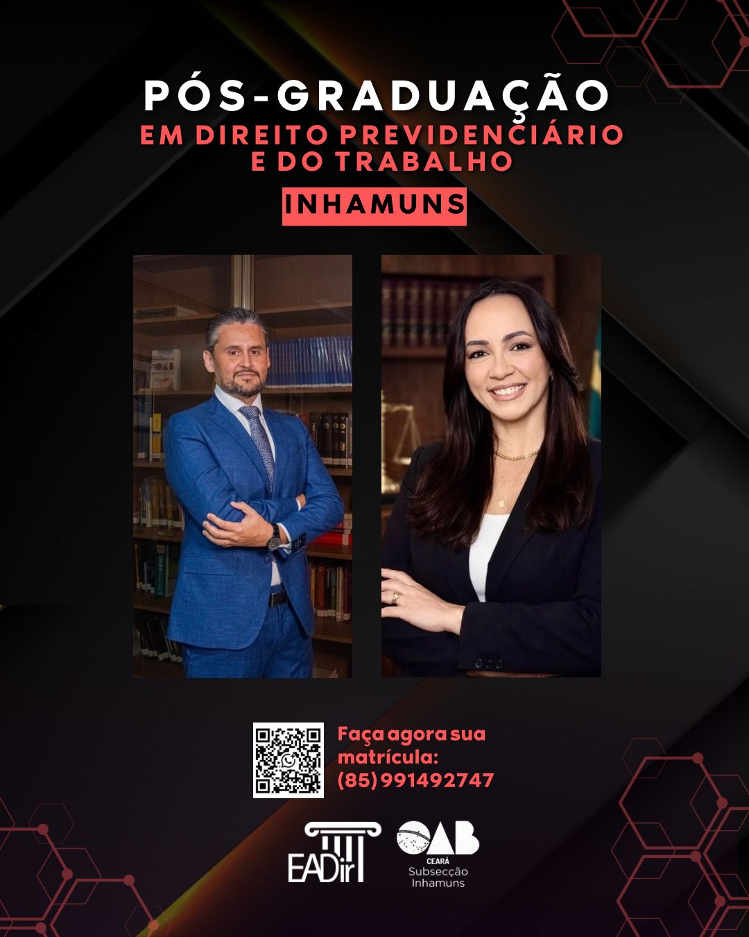 P�s-gradua��o em Direito Previdenci�rio e do Trabalho - INHAMUS